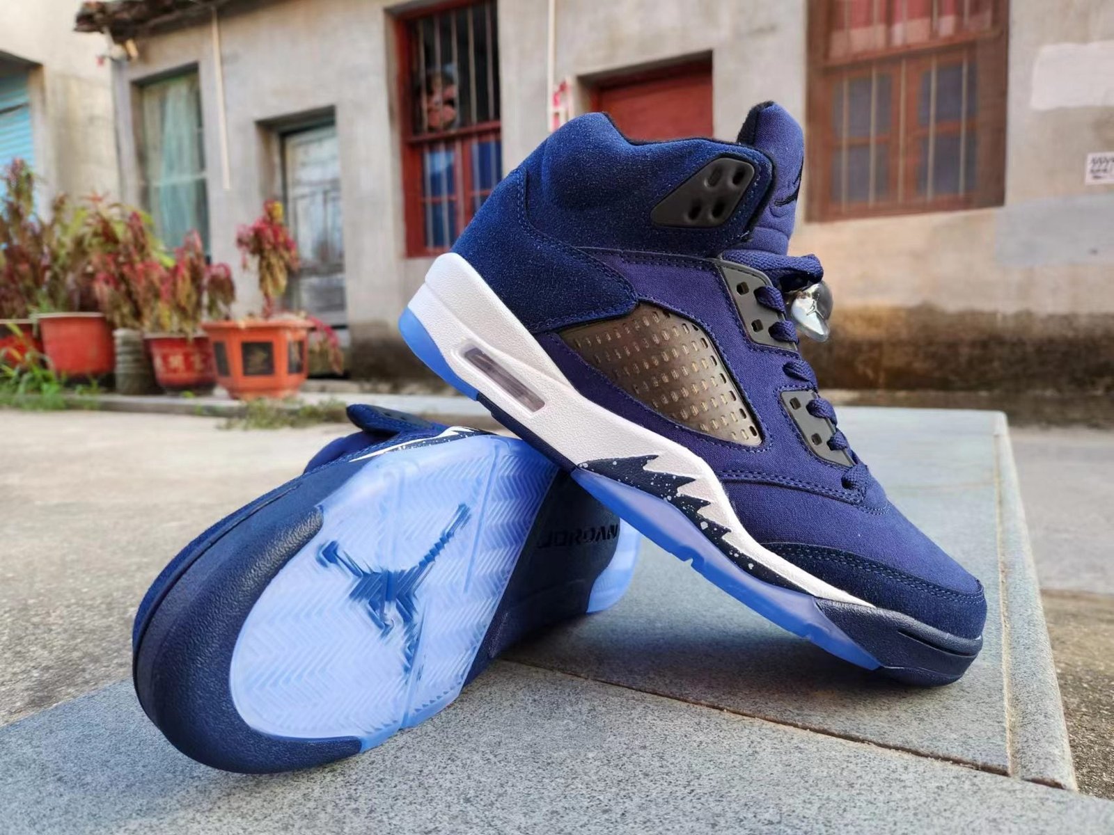 Jordan 5 blue and white - Image 5