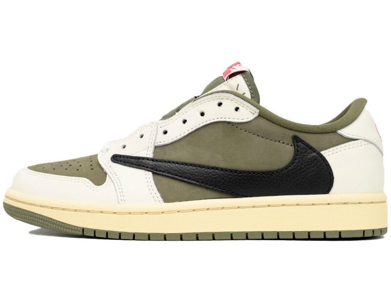 JORDAN 1 LOW x TRAVIS SCOTT MEDIUM OLIVE