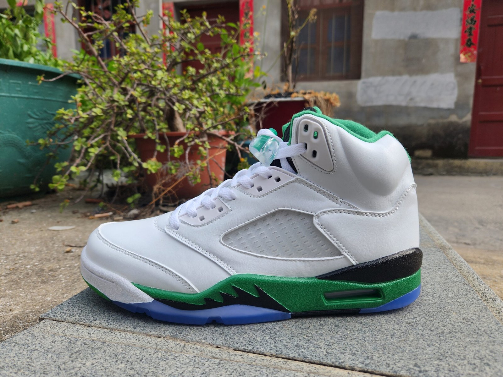 Jordan 5 white, green and black - Image 5