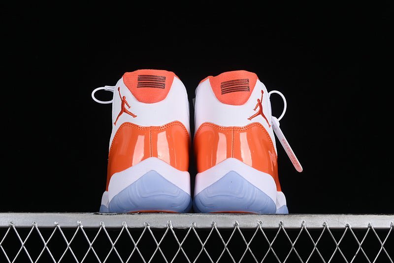 AIR JORDAN 11 RETRO WHITE/ORANGE - Image 5