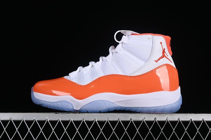 AIR JORDAN 11 RETRO WHITE/ORANGE - Image 3