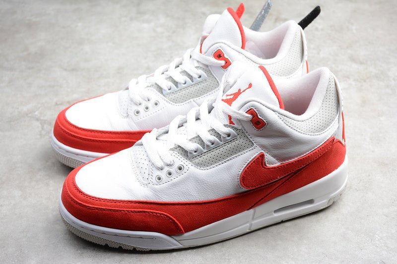 AIR JORDAN 3 RETRO TINKER WHITE/UNIVERSITY RED - Image 6
