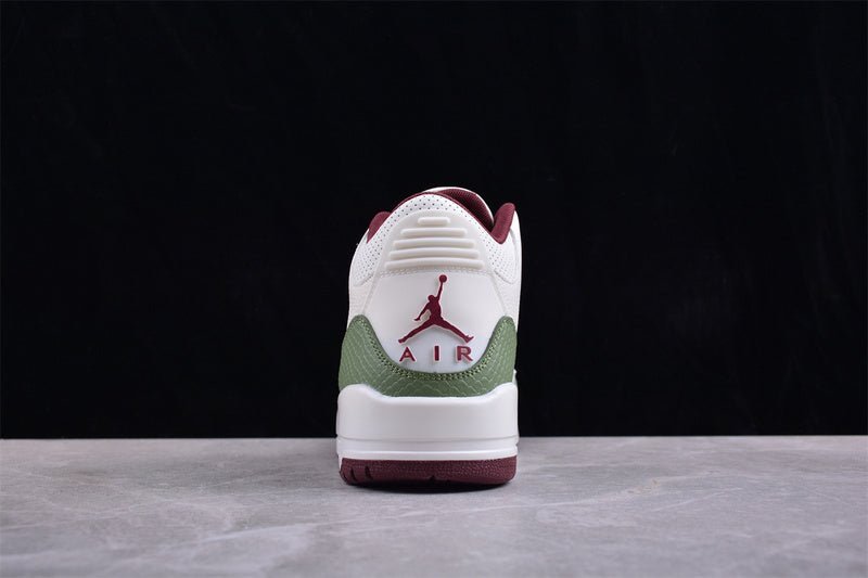AIR JORDAN 3 RETRO YEAR OF THE DRAGON WHITE/GREEN/RED - Image 5