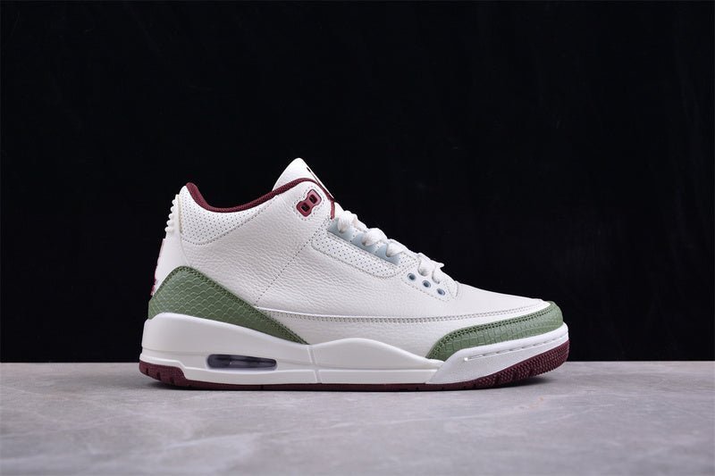 AIR JORDAN 3 RETRO YEAR OF THE DRAGON WHITE/GREEN/RED - Image 3