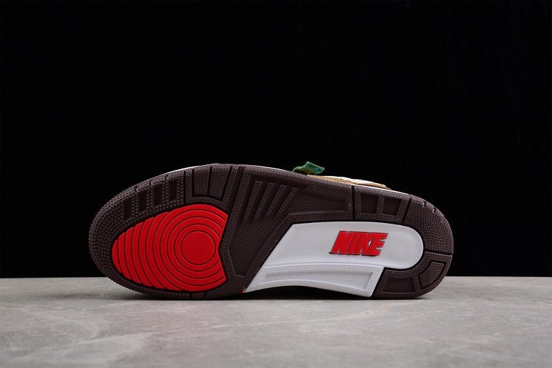 AIR JORDAN 3 SE WHITE/DARK BROWN-GREEN - Image 4