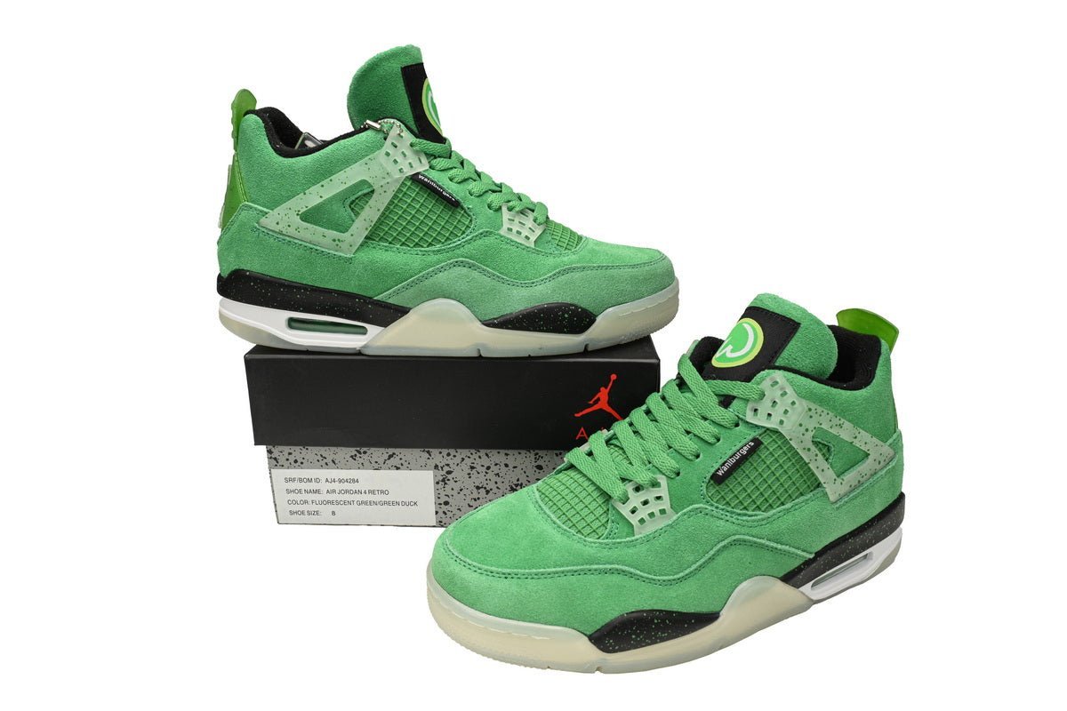 Air Jordan 4 Retro Emerald Green Black - Image 4