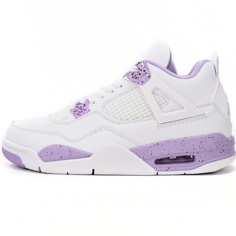 Air Jordan 4 White Purple