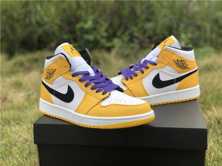 JORDAN 1 MID x SE LAKERS - Image 8