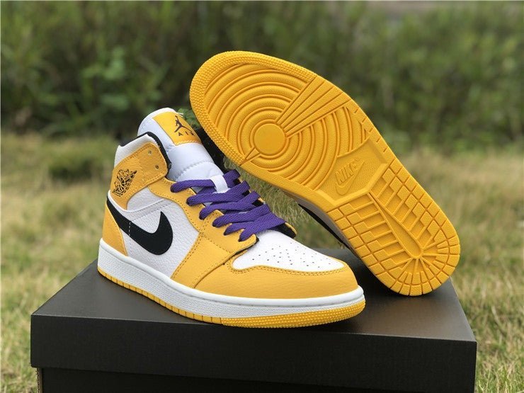 JORDAN 1 MID x SE LAKERS - Image 9