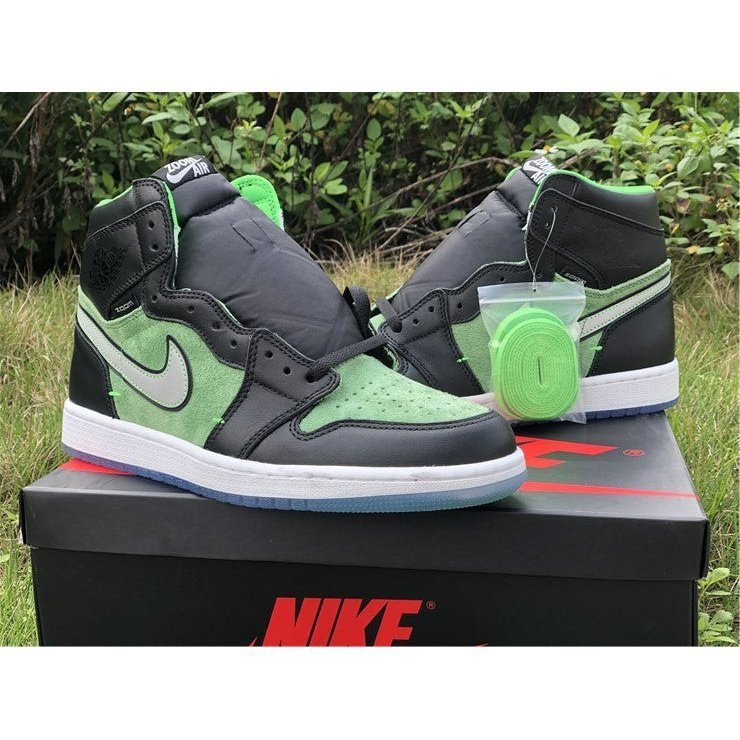 JORDAN 1 RETRO HIGH x ZOOM ZEN GREEN - Image 11
