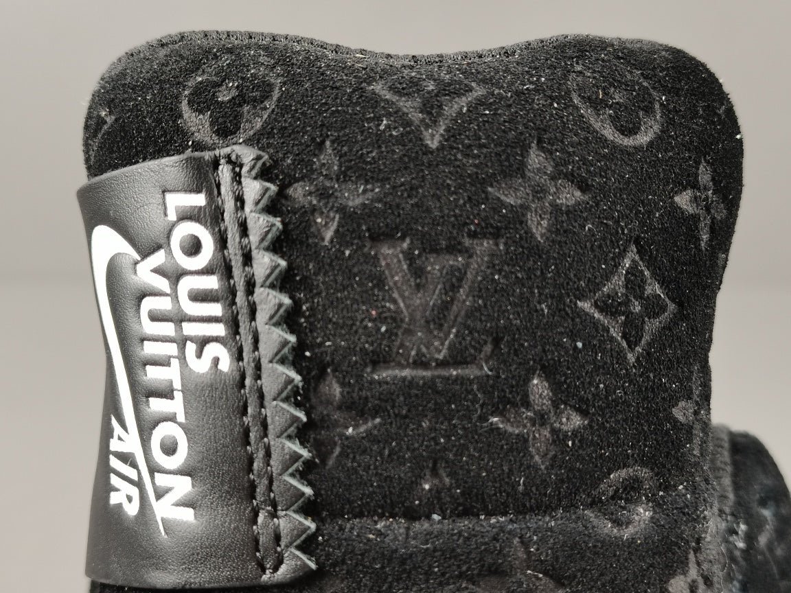 NIKE AIR FORCE 1 x LOUIS VUITTON BLACK/BLACK - Image 14