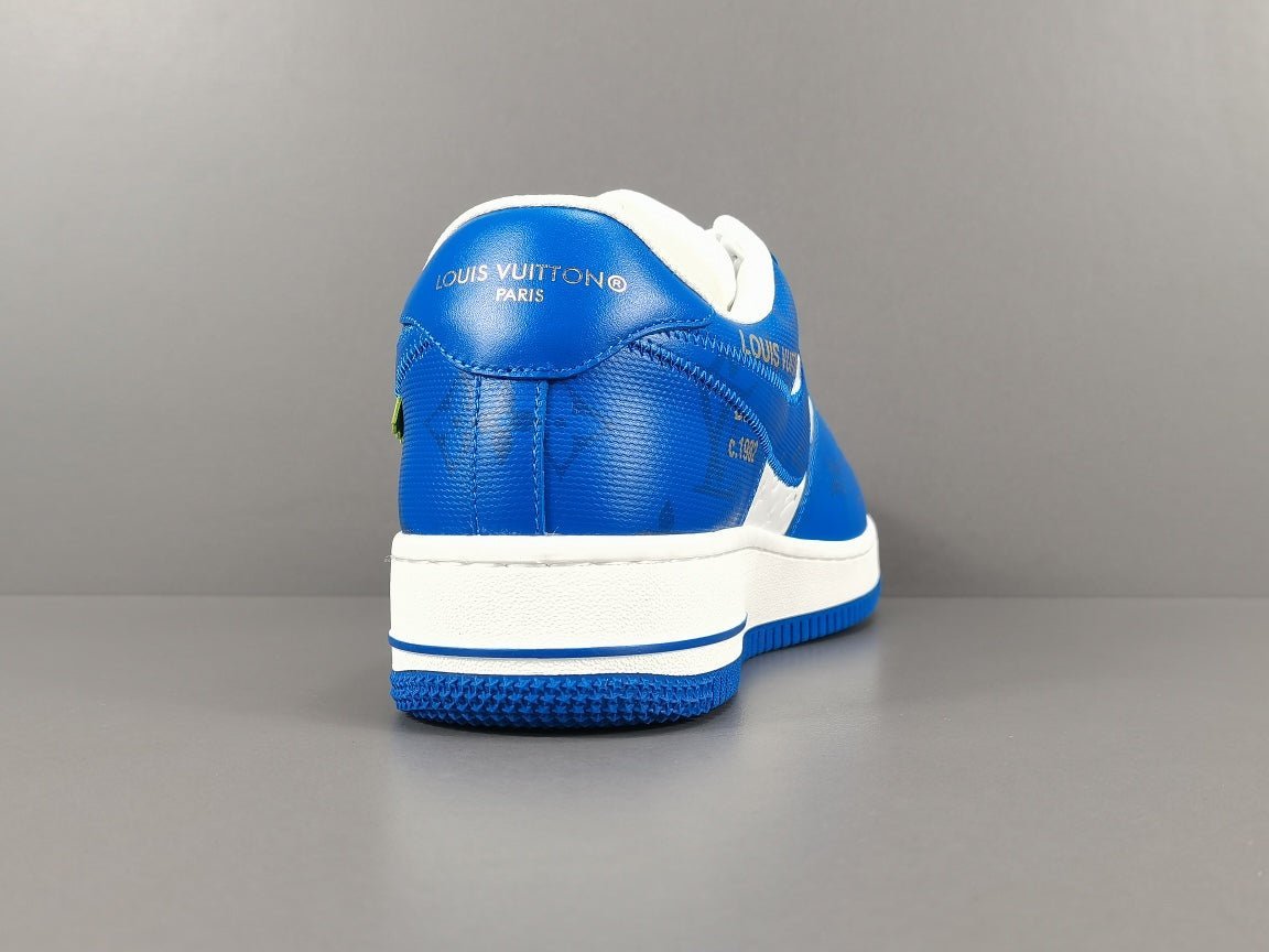 NIKE AIR FORCE 1 x LOUIS VUITTON BLUE/WHITE - Image 8