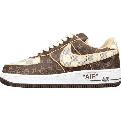 NIKE AIR FORCE 1 x LOUIS VUITTON BROWN Replica